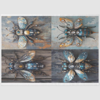 Papel De Seda Steampunk Buzz Collage (4) por Elsie Lane