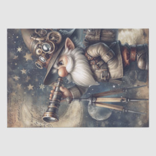 Papel De Seda Steampunk Celestial Explorer Gnome