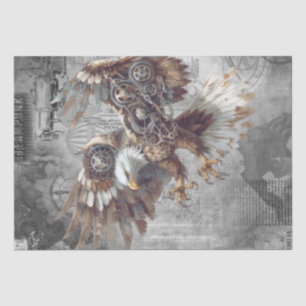 Papel De Seda Steampunk Eagle
