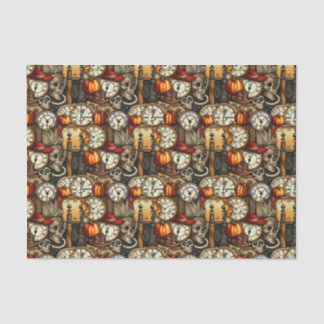 Papel De Seda Steampunk Halloween Delights