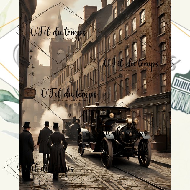 Papel De Seda Steampunk Post Apocalyptic Cities Decoupage v11 (Criador carregado)