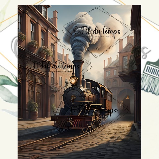 Papel De Seda Steampunk Post Apocalyptic Cities Decoupage v6 (Criador carregado)