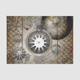 Papel De Seda Steampunk, pulsos de disparo e engrenagens