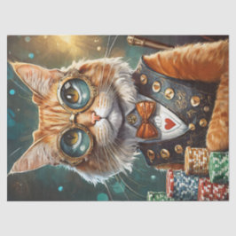 Papel De Seda Steampunk Seymour, Cat Deals Poker