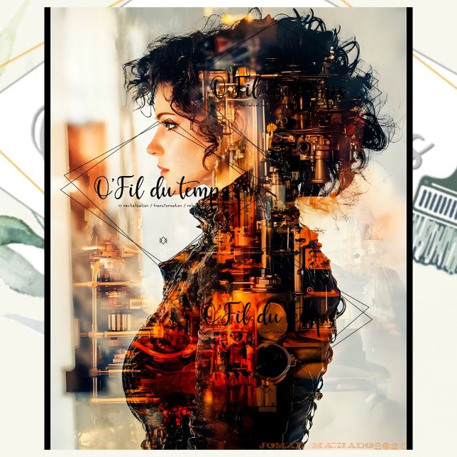 Papel De Seda Steampunk Woman Decoupage v6 (Criador carregado)