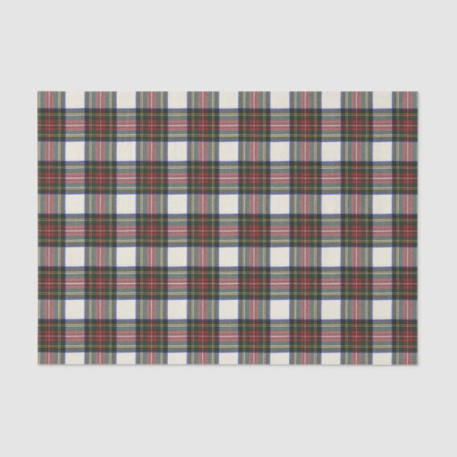 Papel De Seda Stewart Dress Modern Scottish Tartan (Frente )