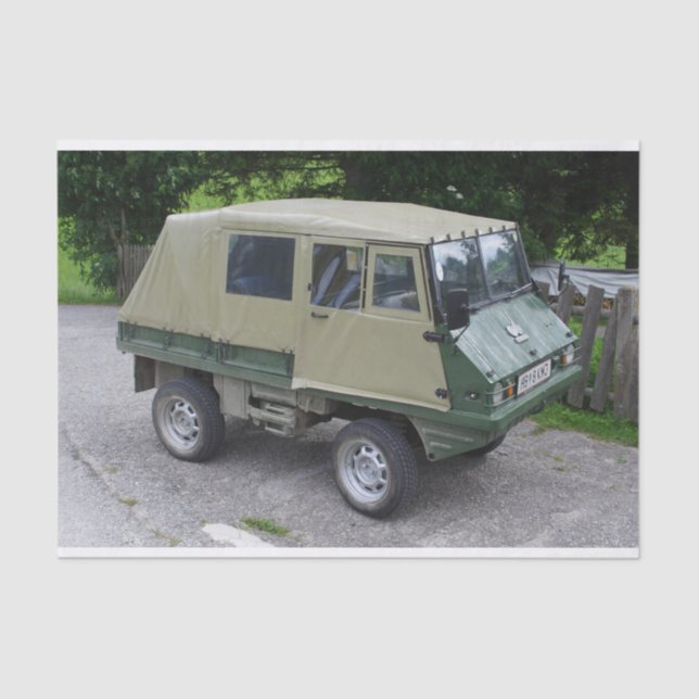 Papel De Seda Steyr Puch Haflinger (Frente )