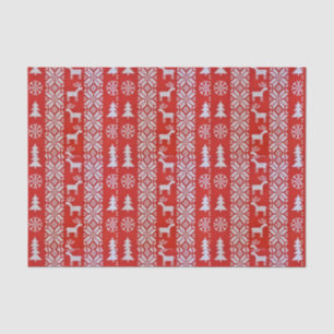 Papel De Seda Stitch da Cruz de Natal