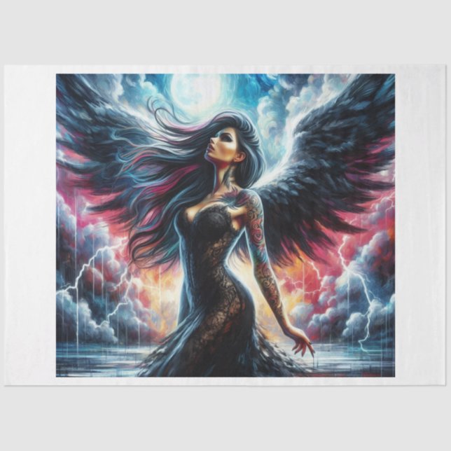 Papel De Seda Storm Angel (Frente )