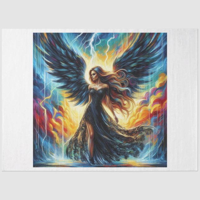 Papel De Seda Storm Angel (Frente )