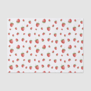 Papel De Seda Strawberry Pattern