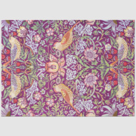 Papel De Seda Strawberry Thef Red, William Morris