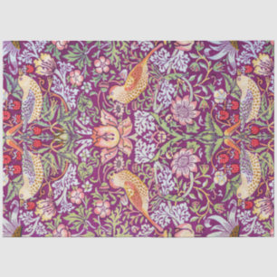 Papel De Seda Strawberry Thef Red, William Morris