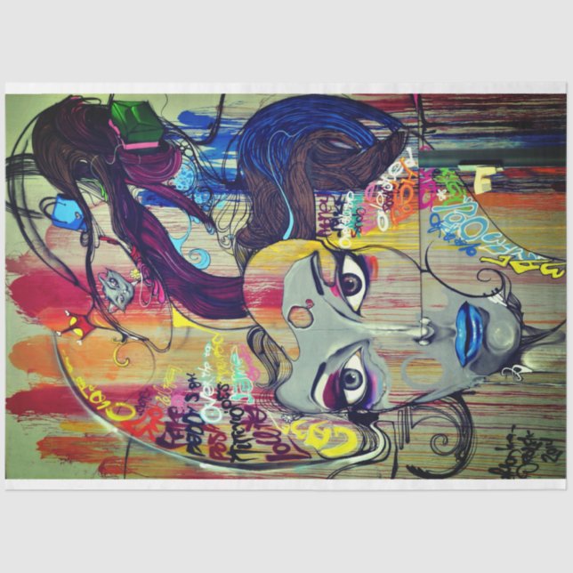 Papel De Seda Street art (Frente )