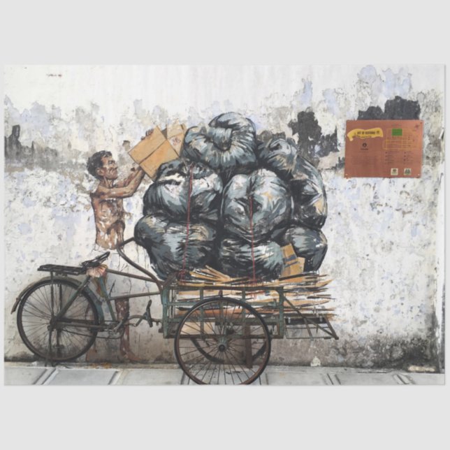 Papel De Seda Street Art Urban 26 Folha de Discussão (Frente )