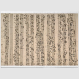 Papel De Seda String Quartet Sheet Music Decoupage Paper
