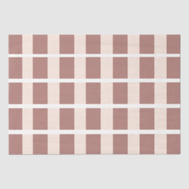 Papel De Seda Stripes cor-de-rosa castanho