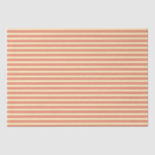 Papel De Seda Stripes de Apricot e Peach