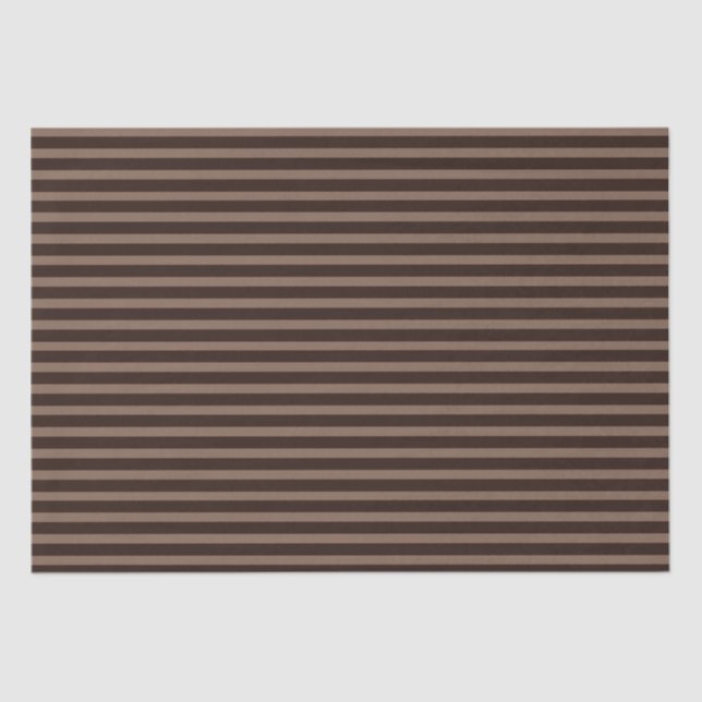 Papel De Seda Stripes de Chocolate (Frente )