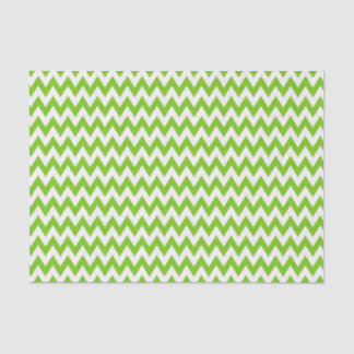 PAPEL DE SEDA STRIPES DE ZIG VERDE E BRANCA