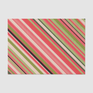 Papel De Seda Stripes inspiradas na melancia