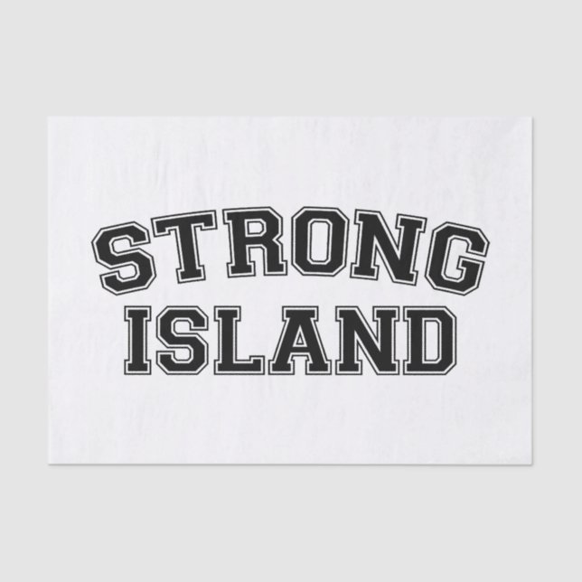 Papel De Seda Strong Island, NYC, EUA (Frente )