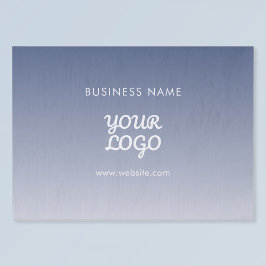 Papel De Seda Sua cor de gradiente editável de logotipo