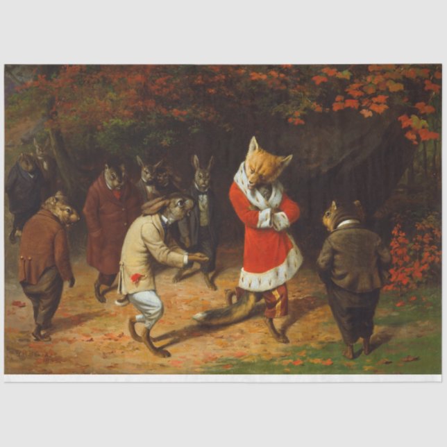 Papel De Seda Sua Majestade Recebe (por William Holbrook Beard) (Frente )