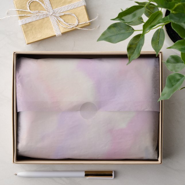 Papel De Seda Suave Elegância Sonhadora Cena do Céu Nuvens Paste (Presente)