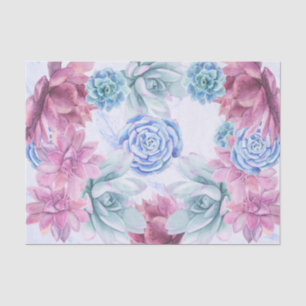 Papel De Seda Succult Modern Chic Marble Chá de panela Fiesta