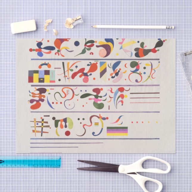 Papel De Seda Sucessão, Kandinsky  (Arte )