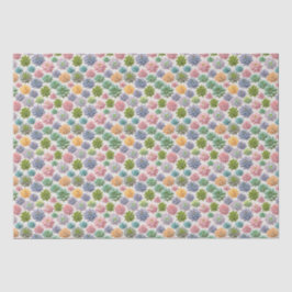 Papel De Seda Suculentas
