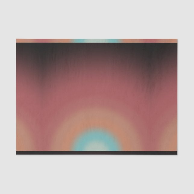 Papel De Seda Sudoeste do Deserto do Sudoeste Design (Frente )