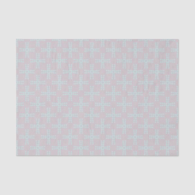 Papel De Seda Sudoeste (Motif Soft Cinza Aqua) (Frente )