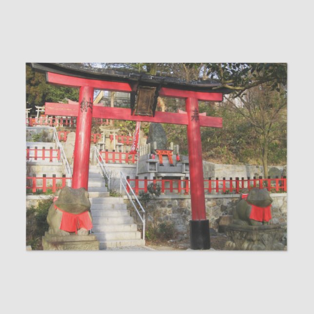 Papel De Seda Suehiro Ogami Shrine (Fortune Sapo Shrine) (Frente )