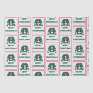 Papel De Seda Suéter Pinguim de Natal feliz