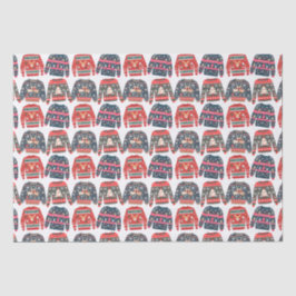 Papel De Seda Suéteres de Natal Feios