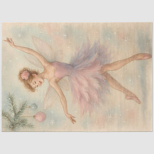 Papel De Seda Sugarplum Fada Pastel Balé de Natal