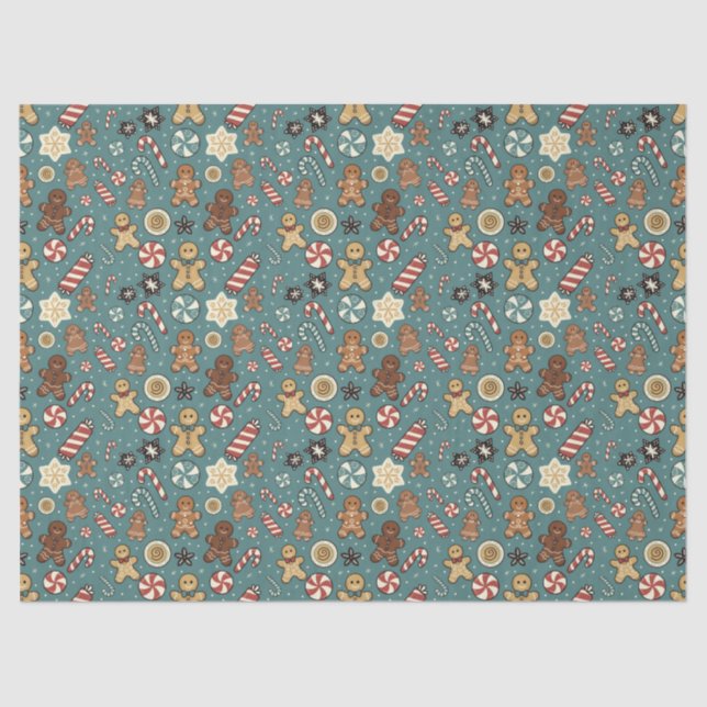 Papel De Seda Sugarplum Swirls (Frente )