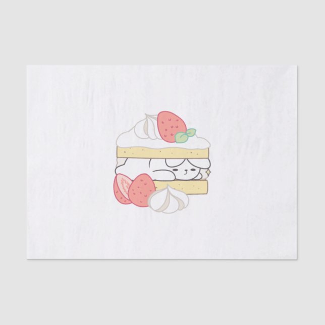 Papel De Seda Sugestões Doce: Ataque à Boca de Buniberry (Frente )