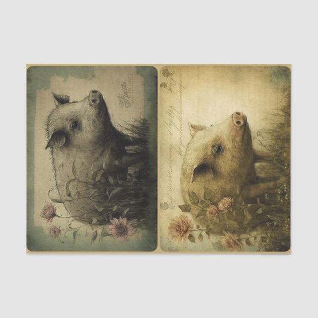 Papel De Seda Suínos Sujos (Frente )