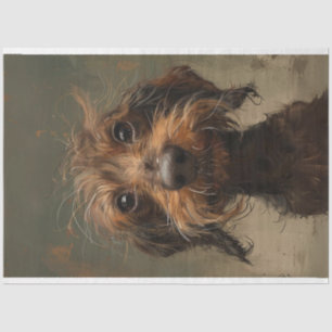 Papel De Seda Sulky Sausy Dachshund Puppy Decoupge