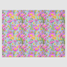 Papel De Seda Summer Cotage Garden Blue