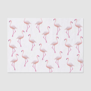 Papel De Seda Summer Flamingo Pattern