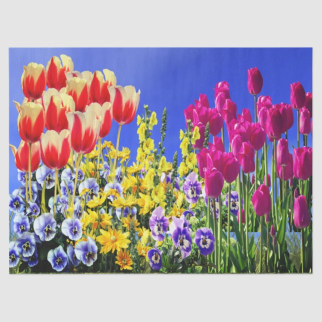 Papel De Seda Summer Flowers (Frente )