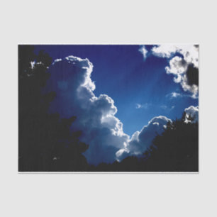 Papel De Seda Sunbeams Através De Nuvens De Tempestade