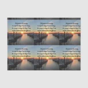 PAPEL DE SEDA SUNSET FOTO DESIGN DA REZA DE SERENIDADE INSPIRADA