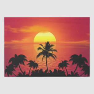 Papel De Seda Sunset tropical