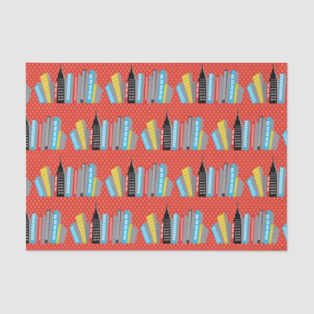 Papel De Seda Super-herói dos miúdos (Frente )