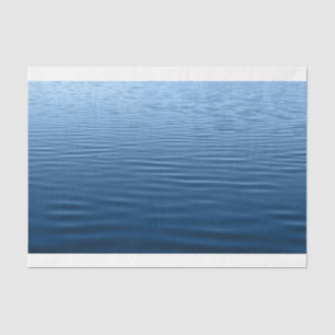 Papel De Seda Superfície de Água Azul do Oceano 10x15 Decoupage